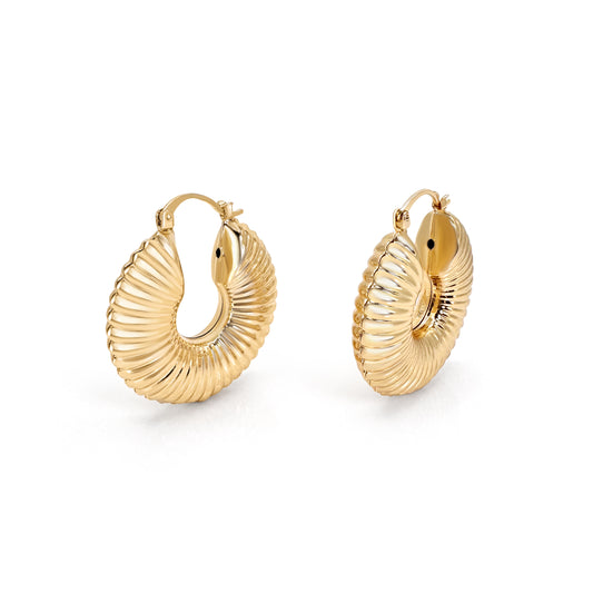 18k Gold Plated Statement Earrings| Dangle Vintage Statement Earrings for Women